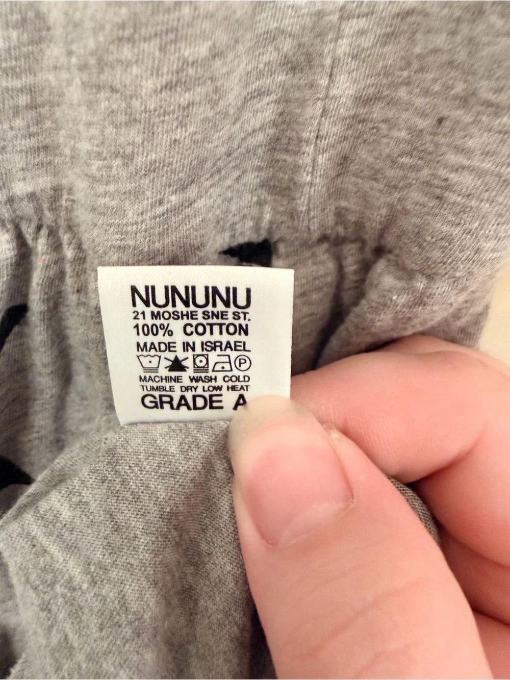 nununu Gray Tee dress
